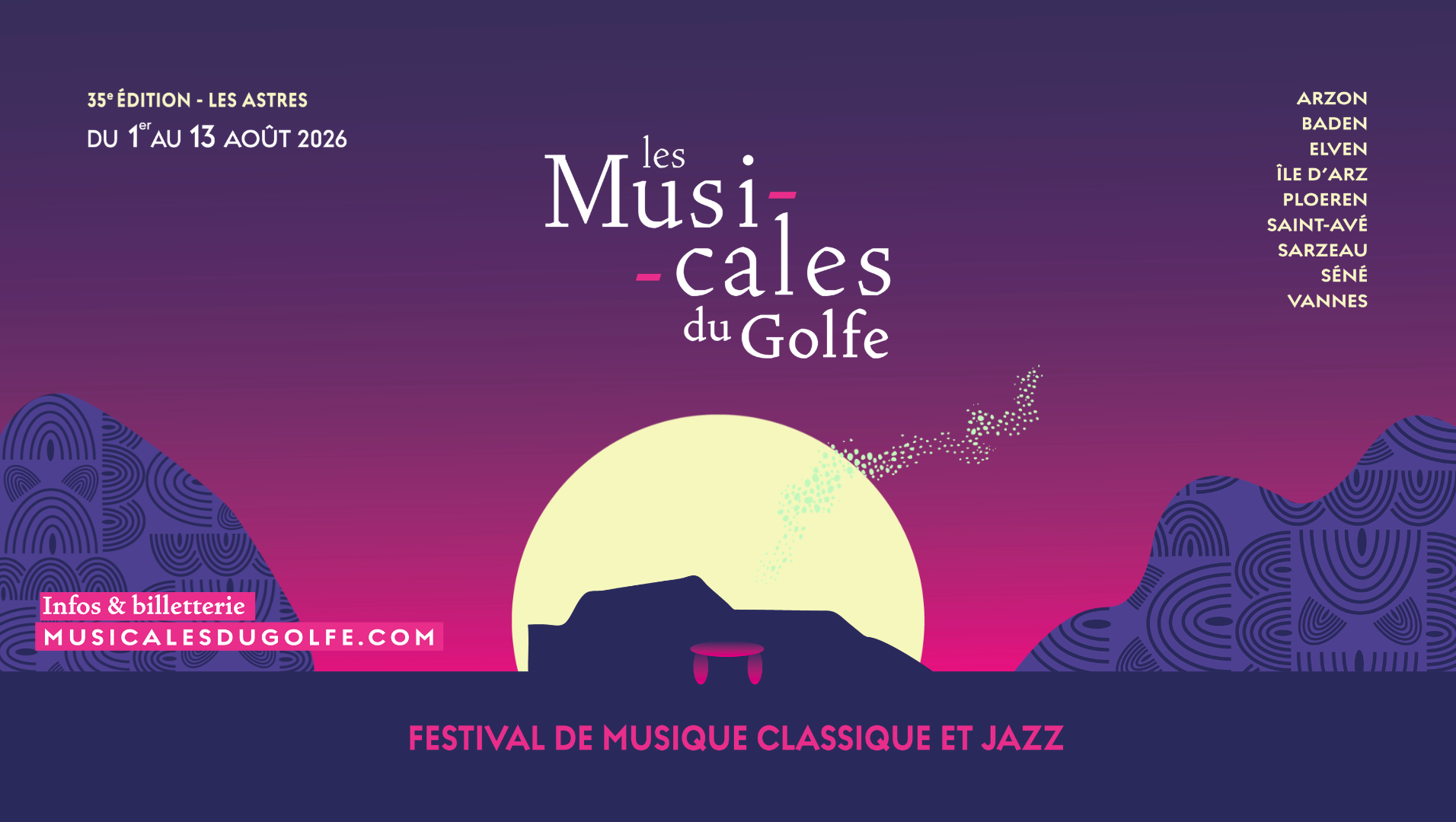 On va vous décrocher la lune au cairn de Petit Mont - semaine cosmos et musique
!