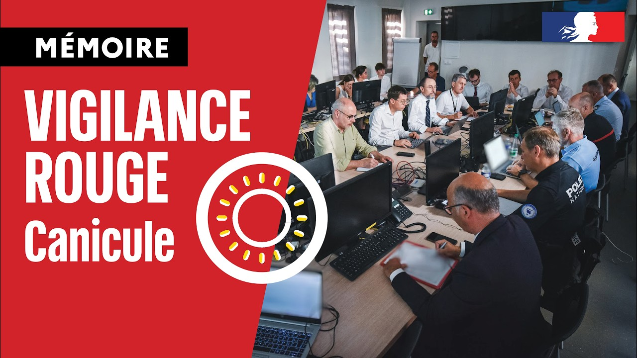 Ouvrir le lecteur video « Vigilance___Canicule_niveau_rouge_-_Mobilisation_de_l_Etat_dans_le_Morbihan_-_22_juin_2026.youtube »