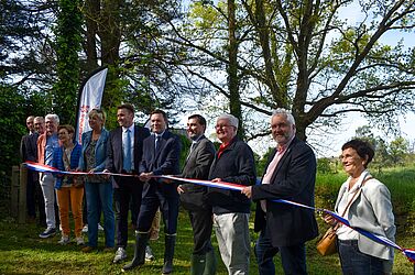 Inauguration du sentier côtier GR34 des communes du Tour du Parc et de Surzur